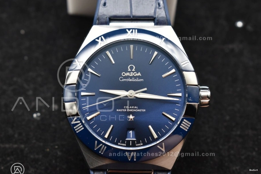 Dial Strap on Gummy VSF Best Ceramic SS Super Blue Blue Edition Clone 1:1 Blue A8900 Constellation 1223